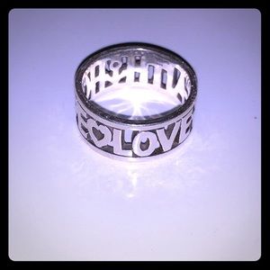 James Avery faith hope love ring